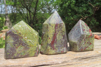 Polished Dragons Blood Stone Points x 6 From Tshipise, South Africa - Toprock Gemstones and Minerals 
