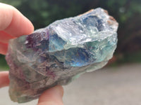 Natural Watermelon Fluorite Cobbed Specimens x 4 From Uis, Namibia