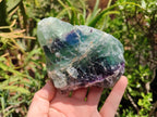 Natural Watermelon Fluorite Cobbed Specimens x 4 From Uis, Namibia - Toprock Gemstones and Minerals 