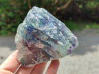 Natural Watermelon Fluorite Cobbed Specimens x 4 From Uis, Namibia - Toprock Gemstones and Minerals 
