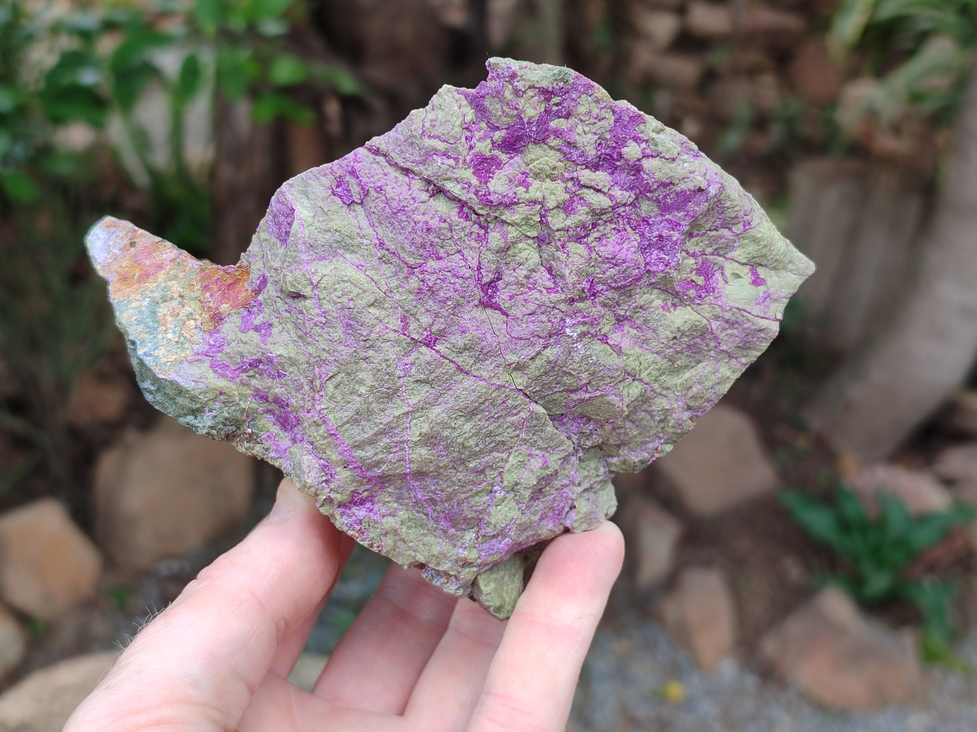 Natural Stichtite and Serpentine Cobbed Specimens x 5 From Barberton, South Africa - Toprock Gemstones and Minerals 