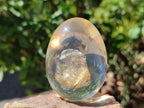 Polished Extra Rare 1980's Rutile Quartz In Resin Egg - Sold Per Item - From Brazil - Toprock Gemstones and Minerals 