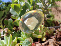 Polished Extra Rare 1980's Rutile Quartz In Resin Egg - Sold Per Item - From Brazil - Toprock Gemstones and Minerals 