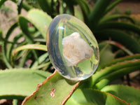 Polished Extra Rare 1980's Rutile Quartz In Resin Egg - Sold Per Item - From Brazil - Toprock Gemstones and Minerals 