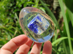 Polished Lapis Lazuli Specimen In Resin Egg - Sold Per Item - From Afghanistan - Toprock Gemstones and Minerals 