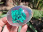 Polished Malachite In Resin Egg - Sold Per Item - From Congo - Toprock Gemstones and Minerals 