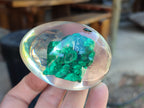 Polished Malachite In Resin Egg - Sold Per Item - From Congo - Toprock Gemstones and Minerals 