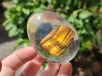 Polished Golden Tigers Eye In Resin Egg - Sold Per Item - From Northern Cape, South Africa - Toprock Gemstones and Minerals 