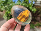 Polished Golden Tigers Eye In Resin Egg - Sold Per Item - From Northern Cape, South Africa - Toprock Gemstones and Minerals 
