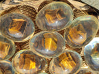 Polished Golden Tigers Eye In Resin Egg - Sold Per Item - From Northern Cape, South Africa - Toprock Gemstones and Minerals 