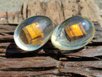 Polished Golden Tigers Eye In Resin Egg - Sold Per Item - From Northern Cape, South Africa - Toprock Gemstones and Minerals 
