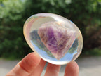 Polished Chevron Amethyst In Resin Egg - Sold Per Item - From Zambia - Toprock Gemstones and Minerals 