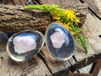 Polished Rose Quartz In Resin Egg - Sold Per Item - From Northern Cape, South Africa - Toprock Gemstones and Minerals 