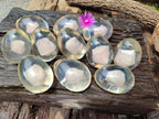 Polished Rose Quartz In Resin Egg - Sold Per Item - From Northern Cape, South Africa - Toprock Gemstones and Minerals 