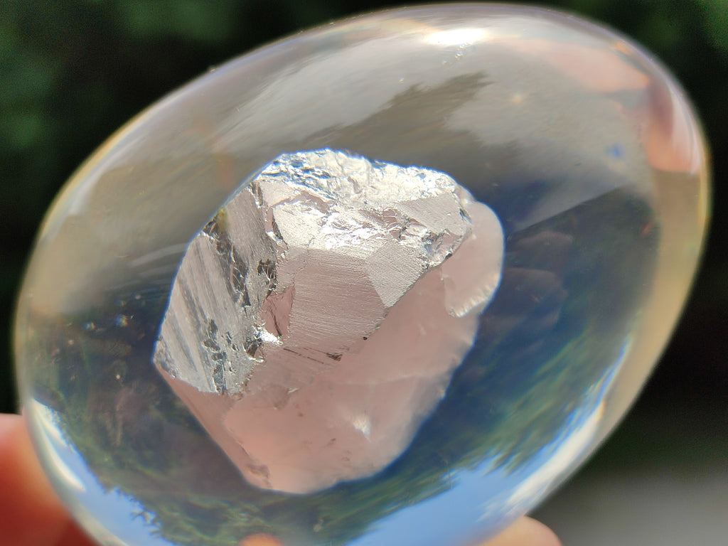 Polished Rose Quartz In Resin Egg - Sold Per Item - From Northern Cape, South Africa - Toprock Gemstones and Minerals 