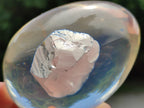 Polished Rose Quartz In Resin Egg - Sold Per Item - From Northern Cape, South Africa - Toprock Gemstones and Minerals 