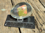 Polished Unakite In Resin Egg - Sold Per Item - From Messina, South Africa - Toprock Gemstones and Minerals 