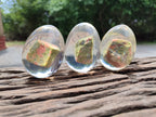 Polished Unakite In Resin Egg - Sold Per Item - From Messina, South Africa - Toprock Gemstones and Minerals 