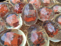 Polished Brecciated Jasper In Resin Egg - Sold Per Item - From Northern Cape, South Africa - Toprock Gemstones and Minerals 