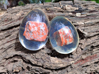 Polished Brecciated Jasper In Resin Egg - Sold Per Item - From Northern Cape, South Africa - Toprock Gemstones and Minerals 