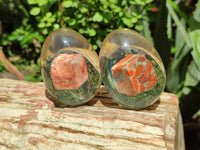 Polished Brecciated Jasper In Resin Egg - Sold Per Item - From Northern Cape, South Africa - Toprock Gemstones and Minerals 