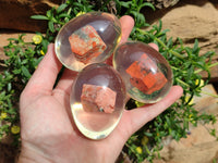 Polished Brecciated Jasper In Resin Egg - Sold Per Item - From Northern Cape, South Africa - Toprock Gemstones and Minerals 