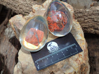 Polished Brecciated Jasper In Resin Egg - Sold Per Item - From Northern Cape, South Africa - Toprock Gemstones and Minerals 