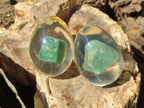 Polished Aventurine In Resin Egg - Sold Per Item - From Zimbabwe - Toprock Gemstones and Minerals 