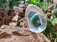 Polished Aventurine In Resin Egg - Sold Per Item - From Zimbabwe - Toprock Gemstones and Minerals 