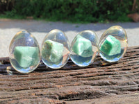 Polished Aventurine In Resin Egg - Sold Per Item - From Zimbabwe - Toprock Gemstones and Minerals 