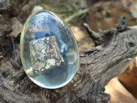 Polished Snakeskin Rhyolite Jasper Specimen In Resin Egg - Sold Per Item - From Australia - Toprock Gemstones and Minerals 