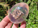 Polished Snakeskin Rhyolite Jasper Specimen In Resin Egg - Sold Per Item - From Australia - Toprock Gemstones and Minerals 