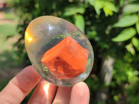 Polished Red Jasper In Resin Egg - Sold Per Item - From Northern Cape, South Africa - Toprock Gemstones and Minerals 