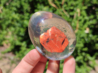 Polished Red Jasper In Resin Egg - Sold Per Item - From Northern Cape, South Africa - Toprock Gemstones and Minerals 