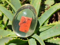 Polished Red Jasper In Resin Egg - Sold Per Item - From Northern Cape, South Africa - Toprock Gemstones and Minerals 