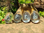 Polished Snowflake Obsidion In Resin Egg - Sold Per Item - From Mexico - Toprock Gemstones and Minerals 