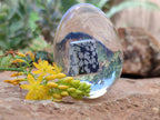 Polished Snowflake Obsidion In Resin Egg - Sold Per Item - From Mexico - Toprock Gemstones and Minerals 