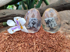 Polished Snowflake Obsidion In Resin Egg - Sold Per Item - From Mexico - Toprock Gemstones and Minerals 