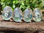 Polished Snowflake Obsidion In Resin Egg - Sold Per Item - From Mexico - Toprock Gemstones and Minerals 