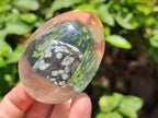 Polished Snowflake Obsidion In Resin Egg - Sold Per Item - From Mexico - Toprock Gemstones and Minerals 
