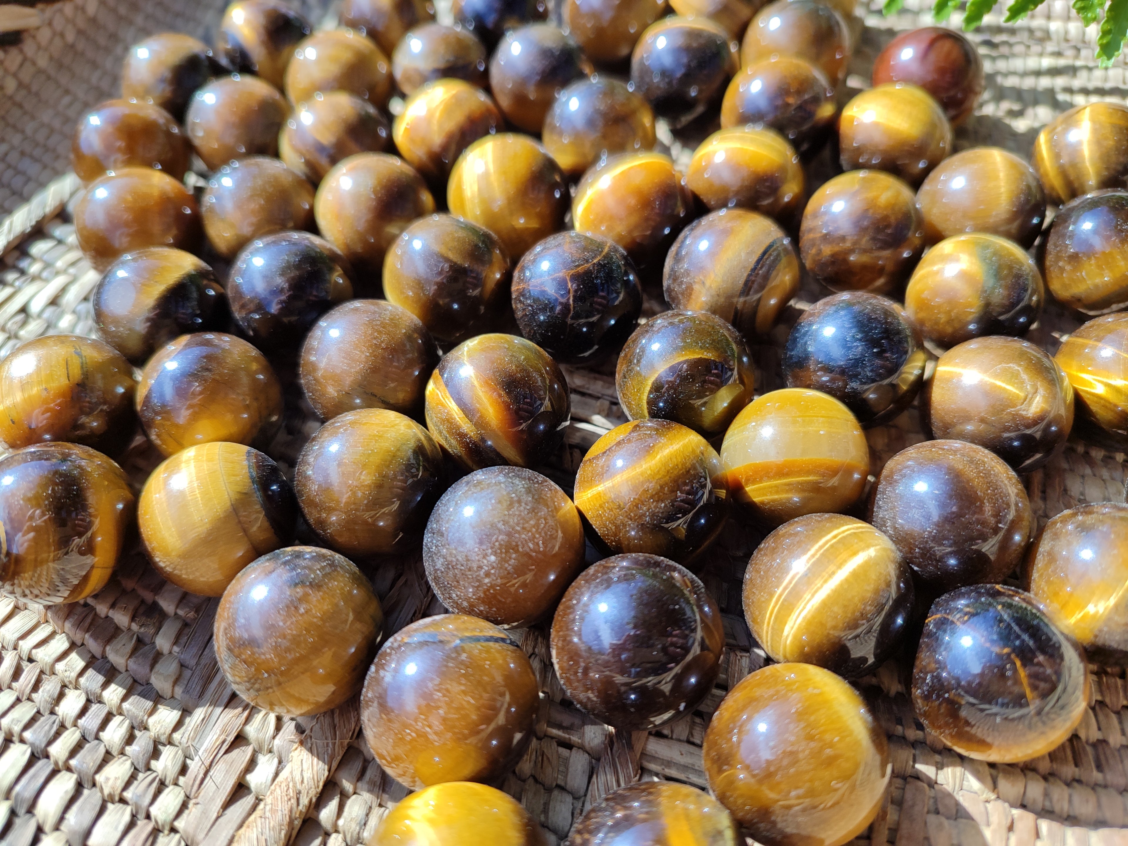 Polished Mini Tigers Eye Sphere-Balls - Sold Per Item - From Northern Cape, South Africa - Toprock Gemstones and Minerals 
