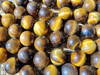 Polished Mini Tigers Eye Sphere-Balls - Sold Per Item - From Northern Cape, South Africa - Toprock Gemstones and Minerals 