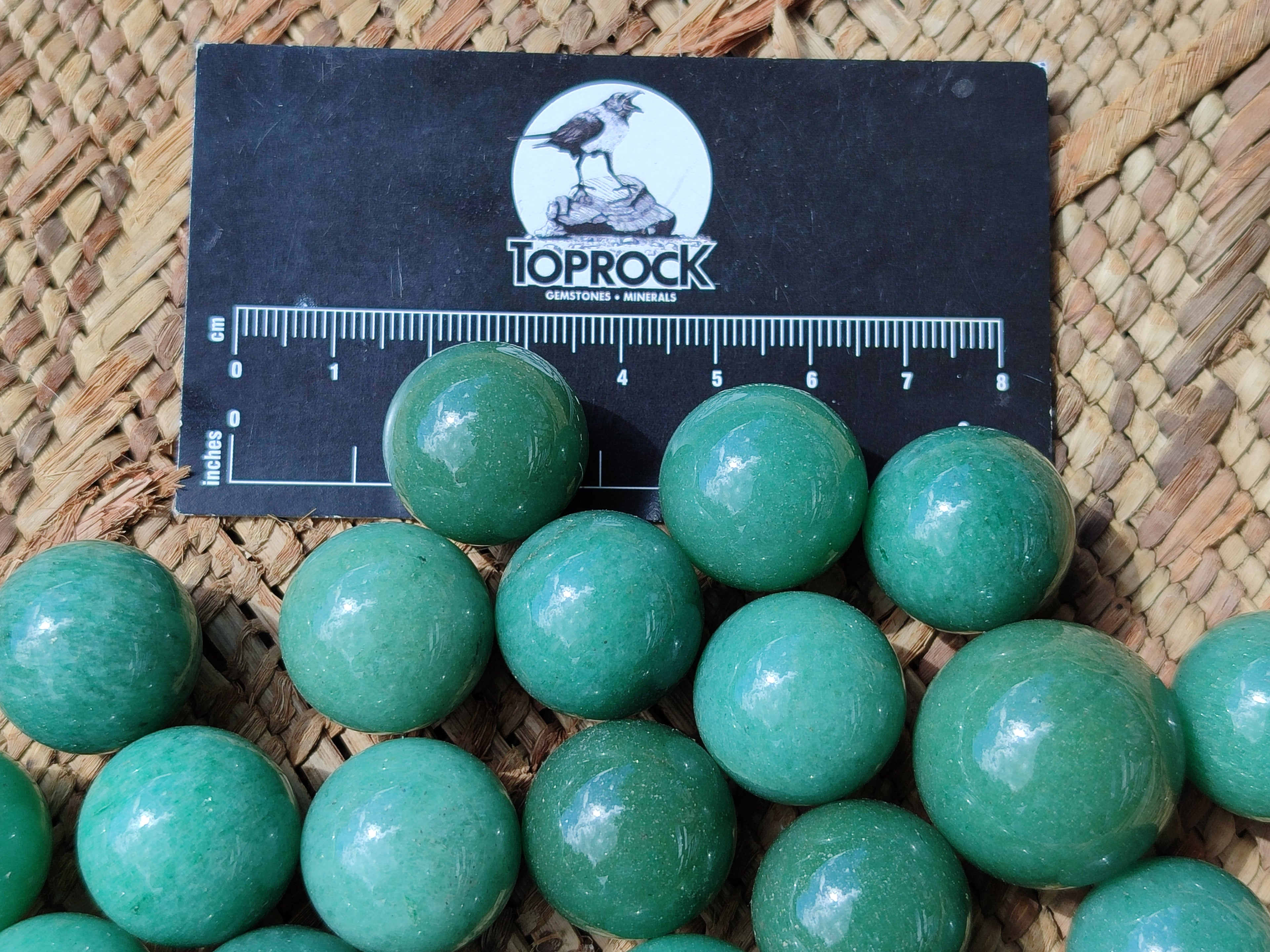 Polished Mini Aventurine Sphere-Balls  - Sold Per Item - From Zimbabwe - Toprock Gemstones and Minerals 