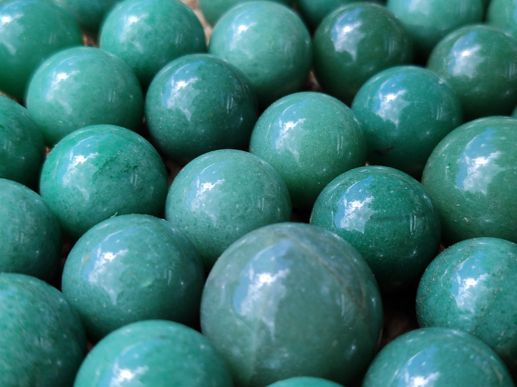 Polished Mini Aventurine Sphere-Balls  - Sold Per Item - From Zimbabwe - Toprock Gemstones and Minerals 