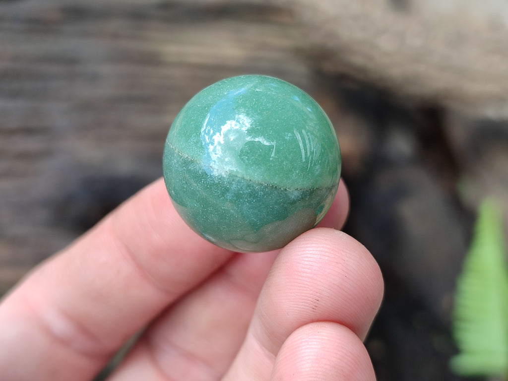 Polished Mini Aventurine Sphere-Balls  - Sold Per Item - From Zimbabwe - Toprock Gemstones and Minerals 
