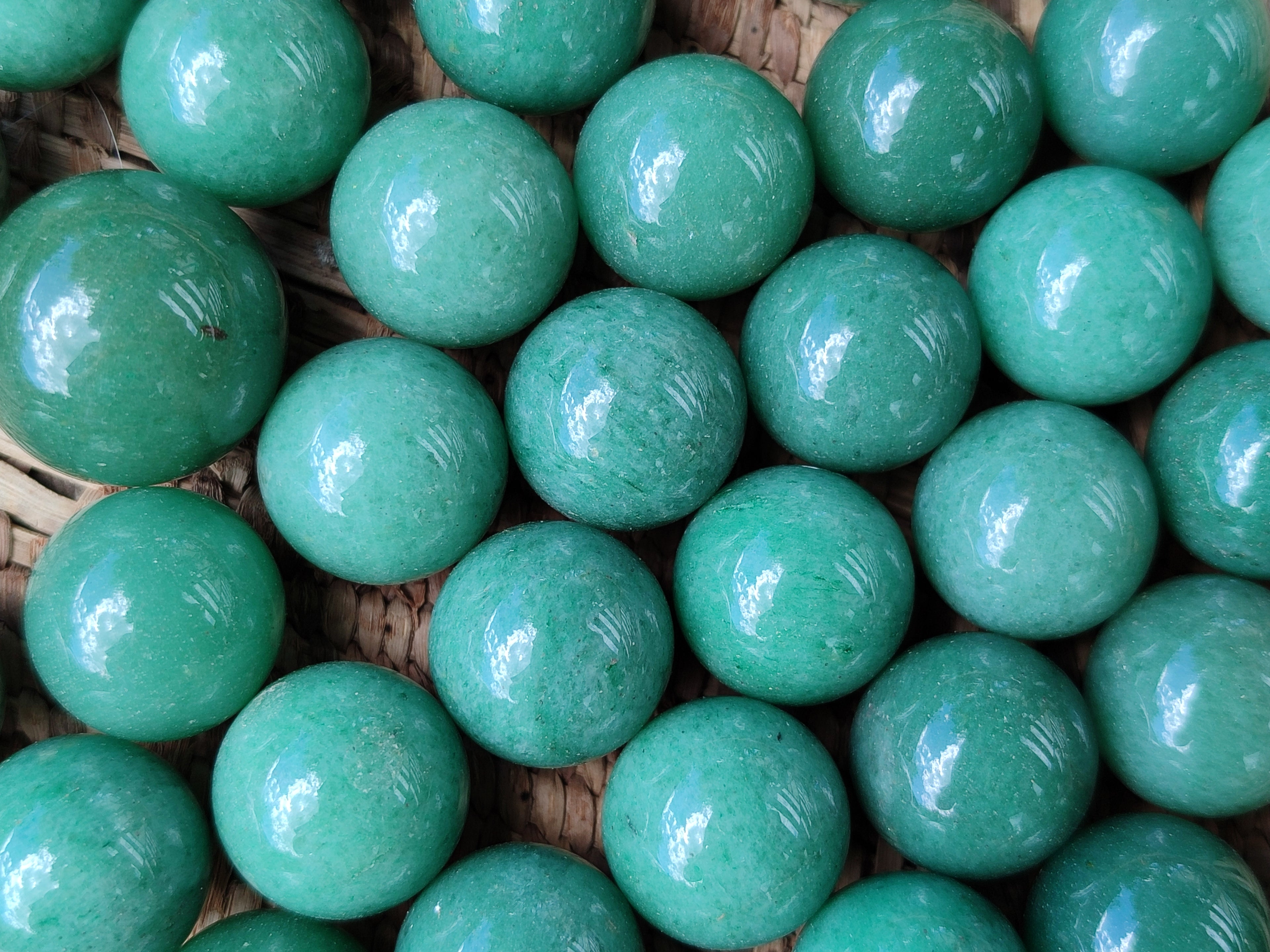 Polished Mini Aventurine Sphere-Balls  - Sold Per Item - From Zimbabwe - Toprock Gemstones and Minerals 