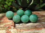 Polished Mini Aventurine Sphere-Balls  - Sold Per Item - From Zimbabwe - Toprock Gemstones and Minerals 