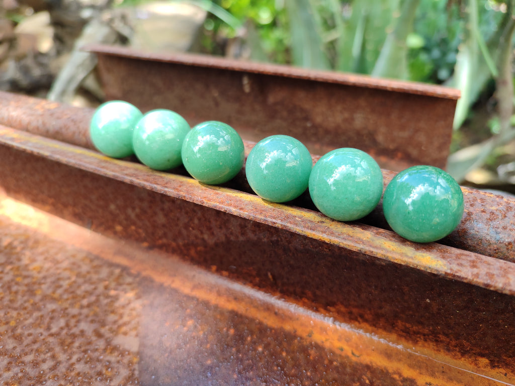 Polished Mini Aventurine Sphere-Balls  - Sold Per Item - From Zimbabwe - Toprock Gemstones and Minerals 