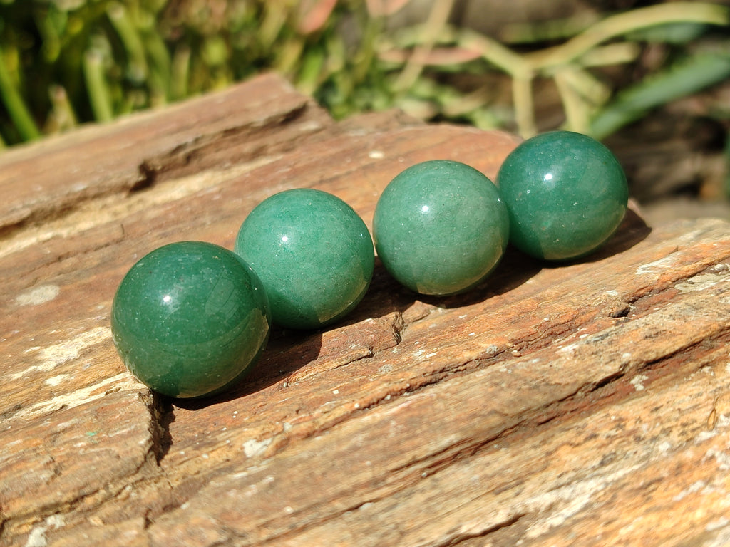 Polished Mini Aventurine Sphere-Balls  - Sold Per Item - From Zimbabwe - Toprock Gemstones and Minerals 