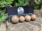 Polished Mini Namibian Desert Picture Stone Jasper Sphere-Balls - Sold Per Item - From Ais-Ais Namibia - Toprock Gemstones and Minerals 